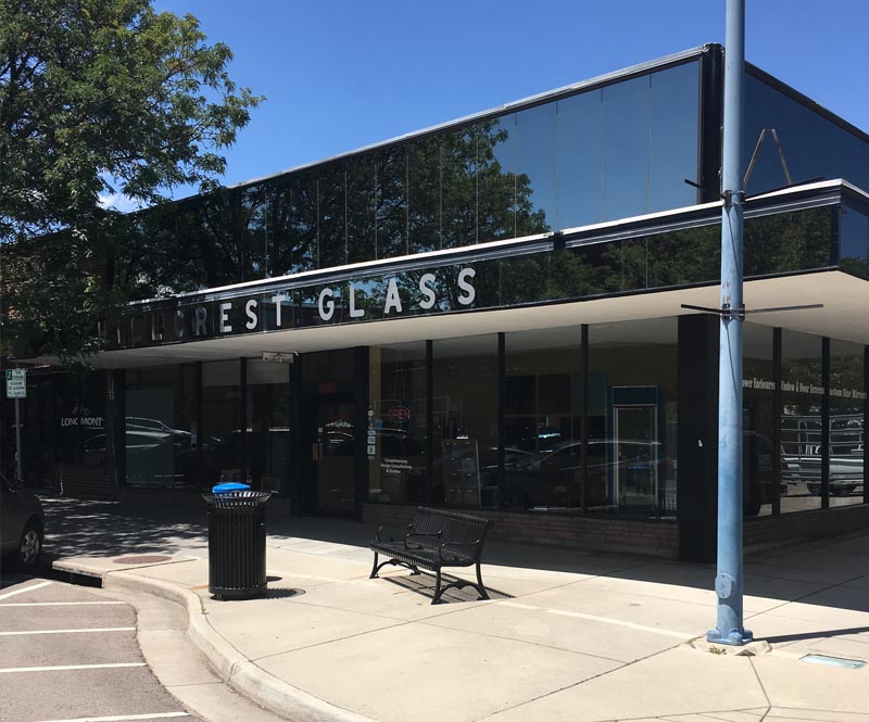 Glass Cut to Size in Our Longmont Shop