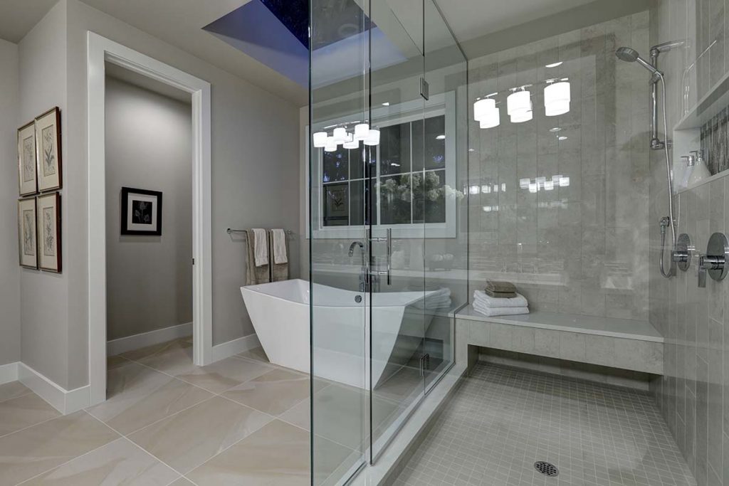 shower glass tile ideas  how to keep glass tile clean