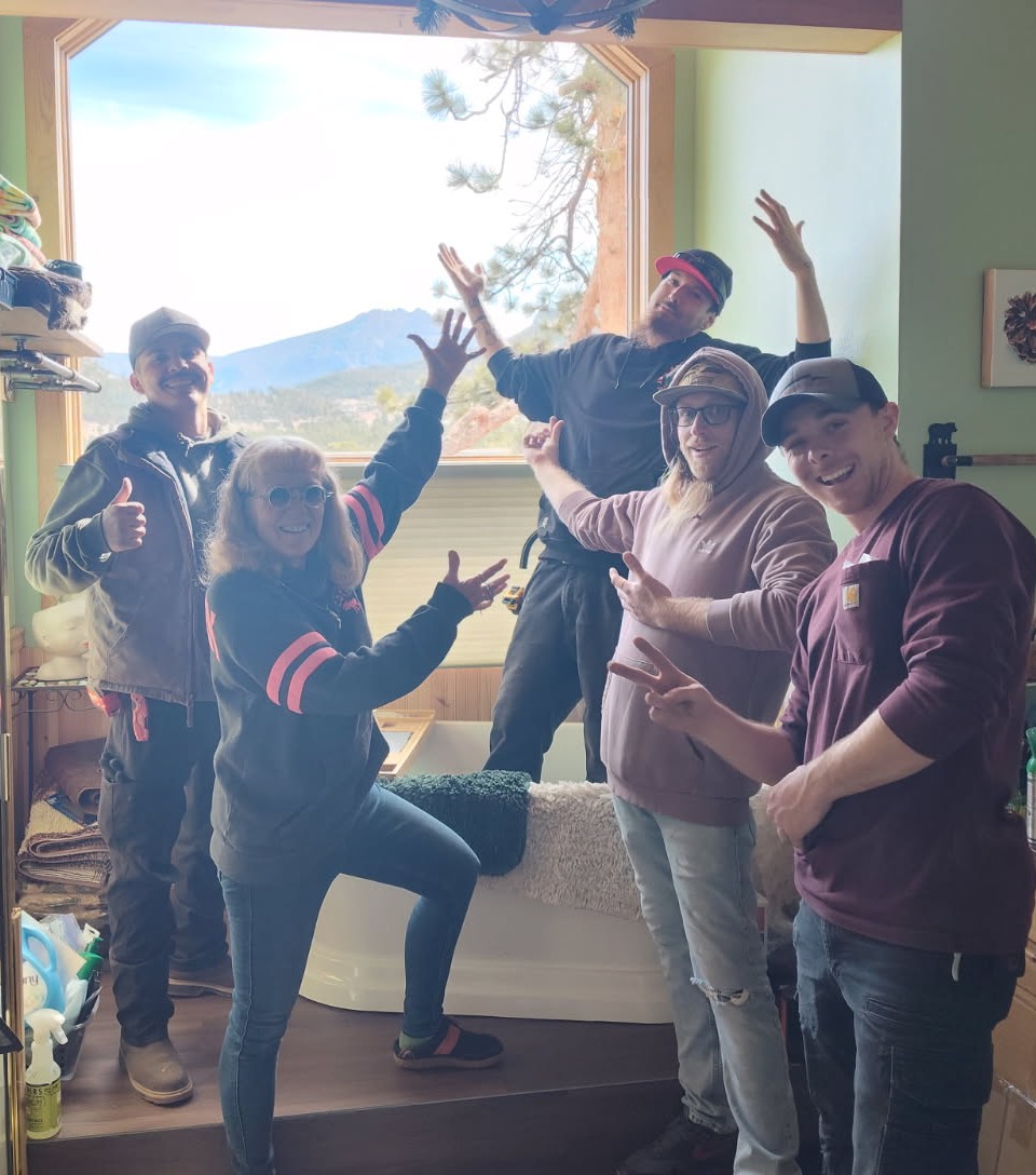 Image of the Pentagram Window Installation